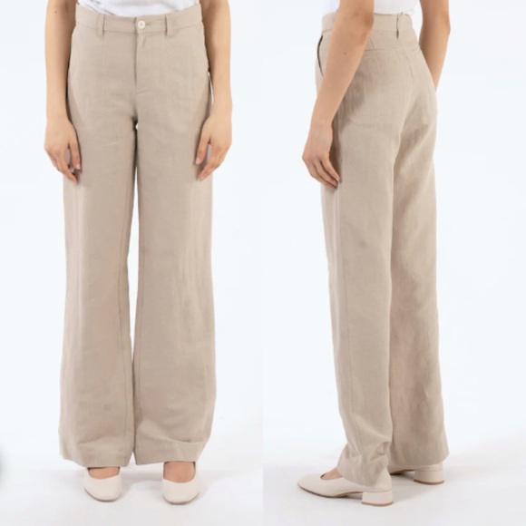 A.P.C. Pants - APC Seaside Linen Cotton Pants